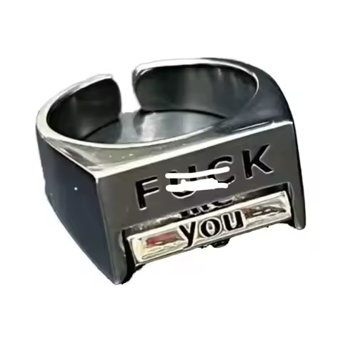 Unique Creative Personality Love Mood Ring for Men Women | Funny Rotatable Fidget Ring Jewelry Gift