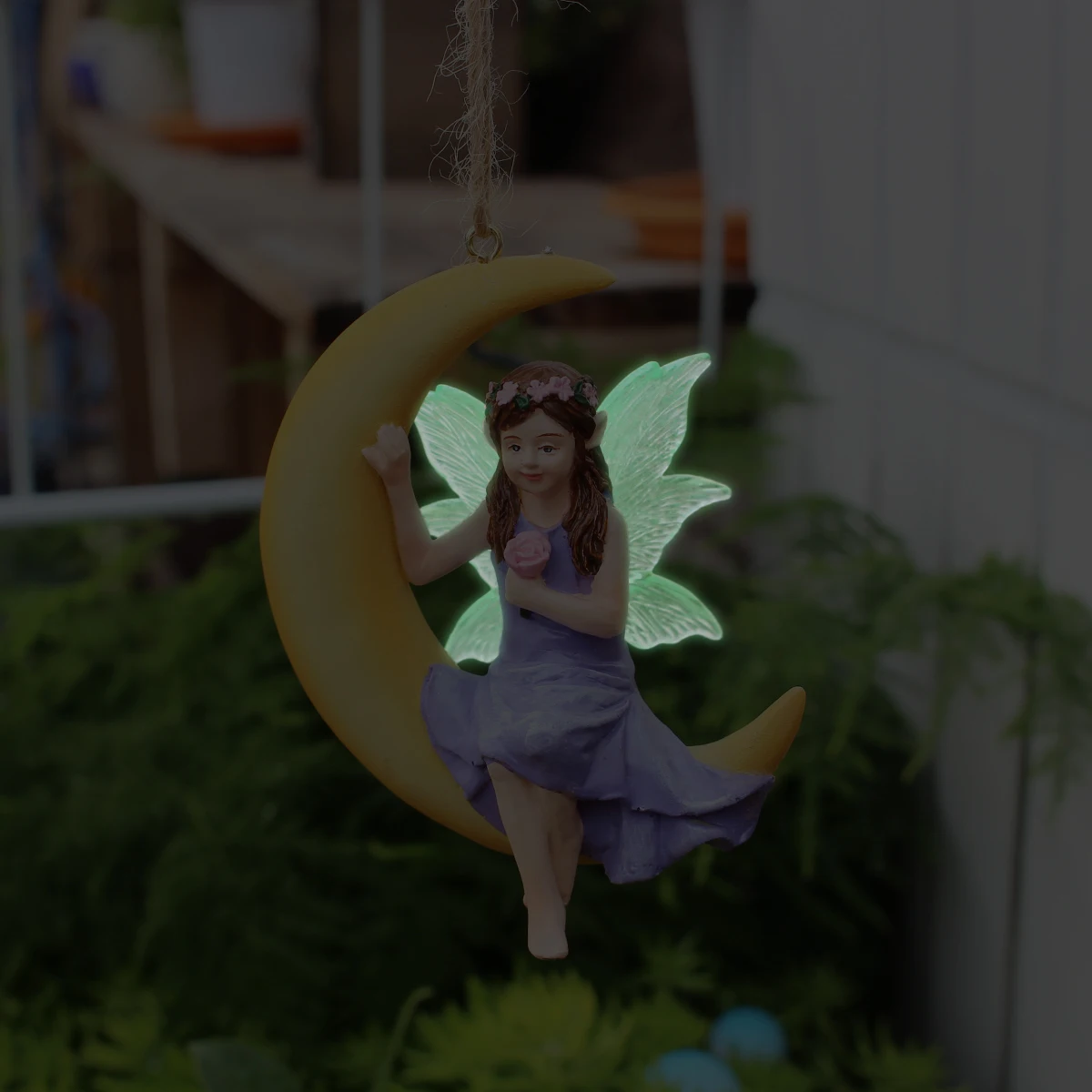 1pcs Pure Love, Moon Fairy, Valentine\'s Day Gift, Family Gift, Spring Garden Decoration Pendant, Handmade Resin Crafts