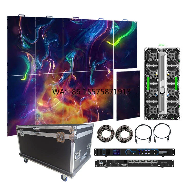 P3.91 8K HD Full-Color LED Display Outdoor Concert Events Advertising Shopping Malls Rental Signage IP65 7000cd SDK Sunlight