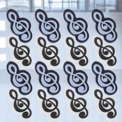 20 pcs Music Note Erasers Cute Mini TPR Safe Small Erasers for Students School Classroom Home Party Game Prizes Whiteboard Use