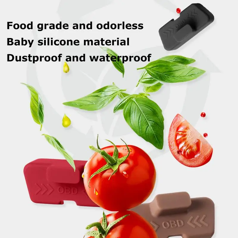 Obd capa de bloqueio à prova dwaterproof água veículos tampa obd protetor silicone manga protetora para variedade de modelos automotivos