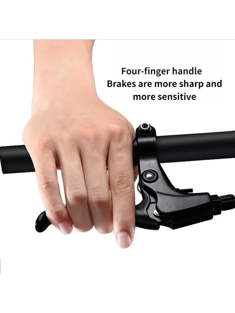 AliExpress NONE 1Pairs Aluminum Alloy Bicycle Brake Handle Fit 22.2mm Handlebars Ultralight Cycling Brake Levers V-Brake Universal