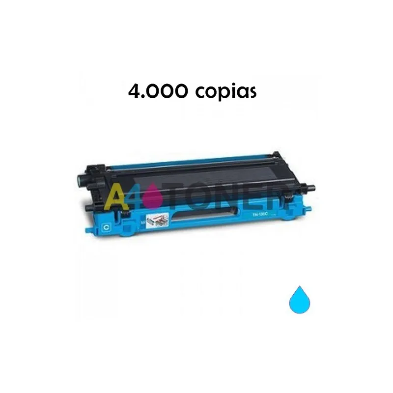 Alternative Toner Brother TN135 cyan, compatible to original toner Brother TN-135C A4toner.com