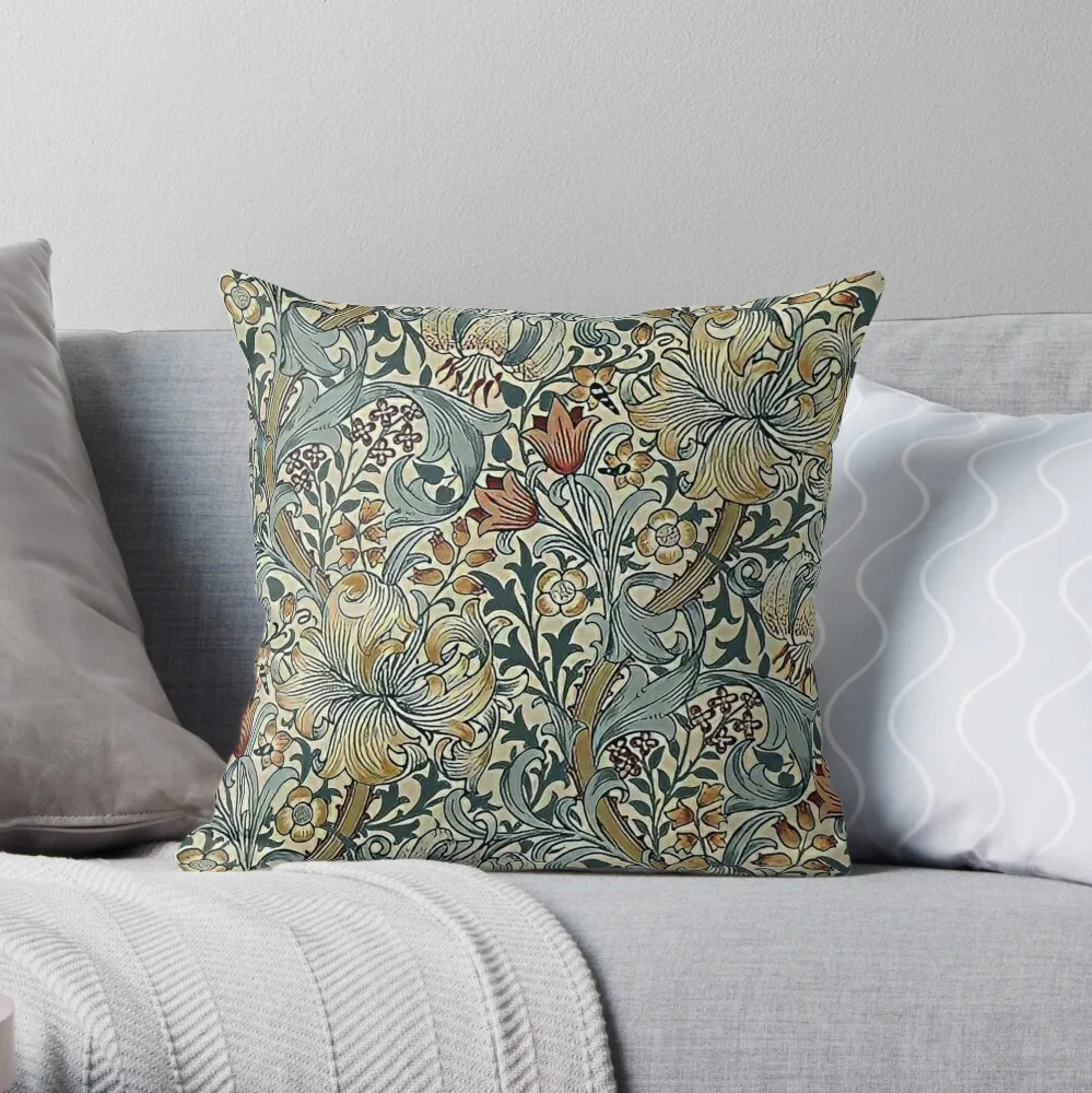 

William Morris - floral design Throw Pillow Cushions Home Decor Custom Cushion