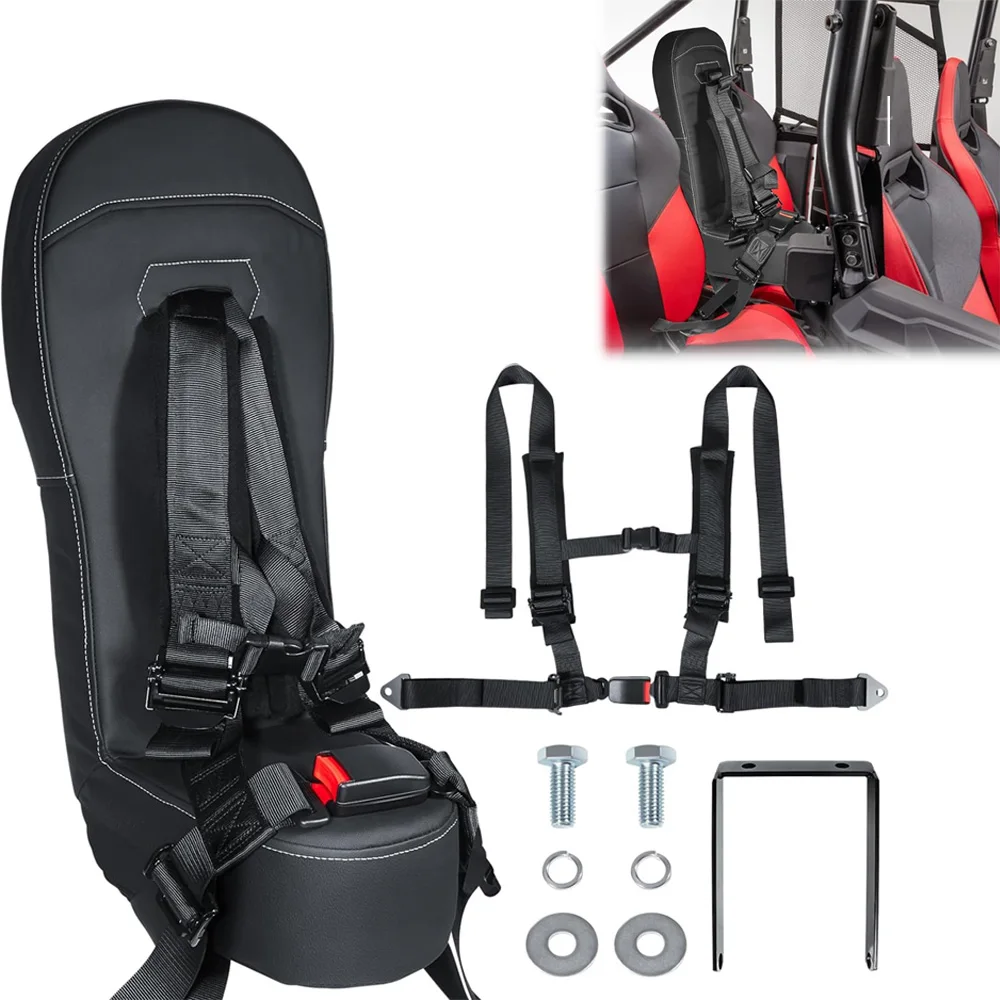 Bump Seat For Honda Talon 4 Seater Rear Only 2020-2025 Center Seat Middle Seat Hump Seat Little Seat with 4-Point Harness