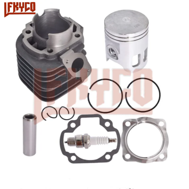 For Polaris Predator90 Sportsman 90 YAMAHA JOG90 XH90 52mm Bore Motorcycle Piston Cylinder Assembly 90CC 2-stroke Scooter Jog 90