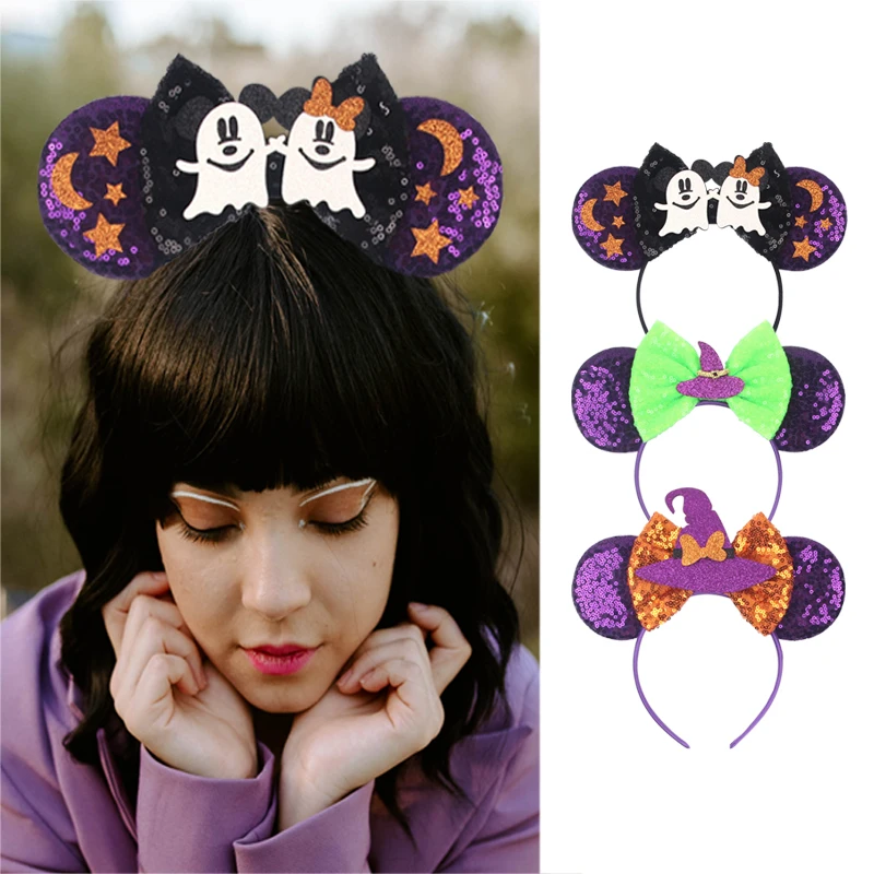 Neueste Haarreifen mit Mausohren, Haarbänder mit Schleife, Haaraccessoires, Party-, Weihnachts-, Halloween- und Prinzessinnen-Dekoration, Cosplay-Kostüm für Mädchen – Detail 7