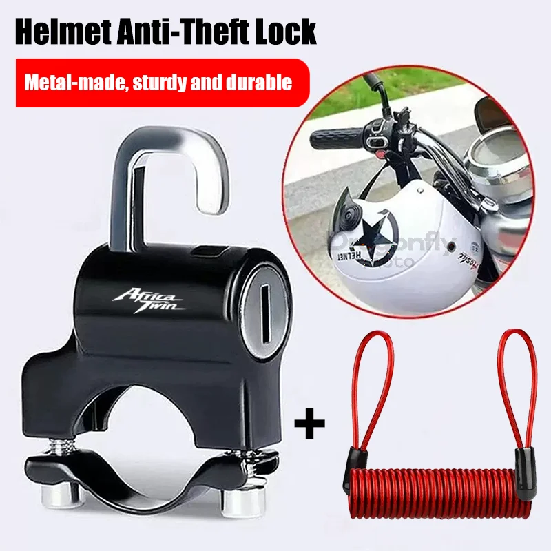 For Honda CRF1100L CRF 1100 L Africa Twin Adventure Sports 2022 Motorcycle Helmet Lock Handlebar Fixed Anti-theft Helmet Lock