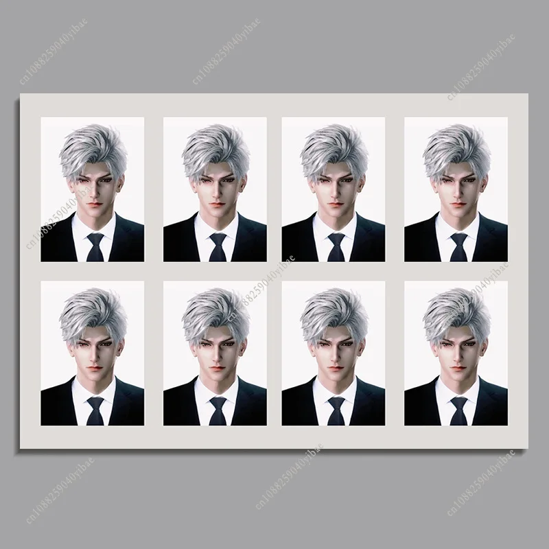 Amour et espace profonde Sylus Xavier Zayne Rafayel Caleb dessin animé ID Photo Anime Cosplay personnage Photo papier Fans Collection cadeau