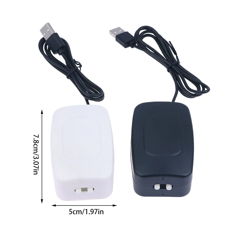 HOT! USB 5V 1W Aquarium Oxygen Air Pump Fish Tank Compressor Double Outlet With Check Valve Silent Oxygenator Bubble Aerator