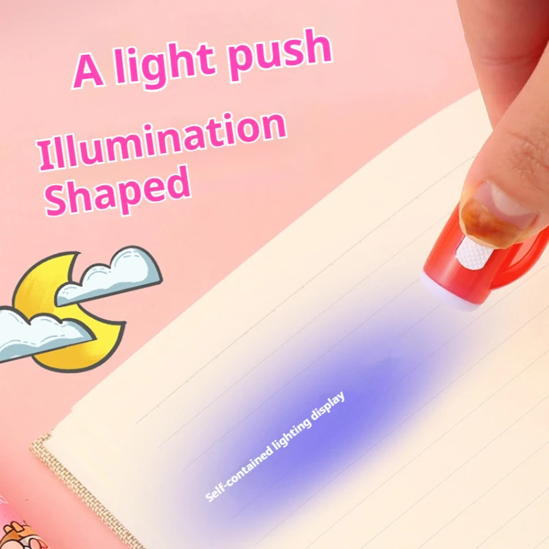 6 Pcs Invisible Ink Pens with UV Light, Detective Magic Pen Disappearing Ink Pen for Kids, UV Pen for Writing Secret Message