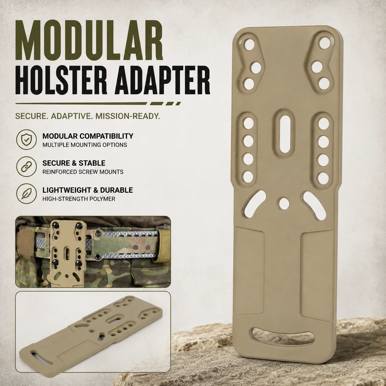 adattatore-corto-per-fondina-modulare-accessorio-tattico-per-montaggio-fondina-compatibile-con-sistema-molle-attacco-per-fondina-da-pistola-per-giochi-tattici