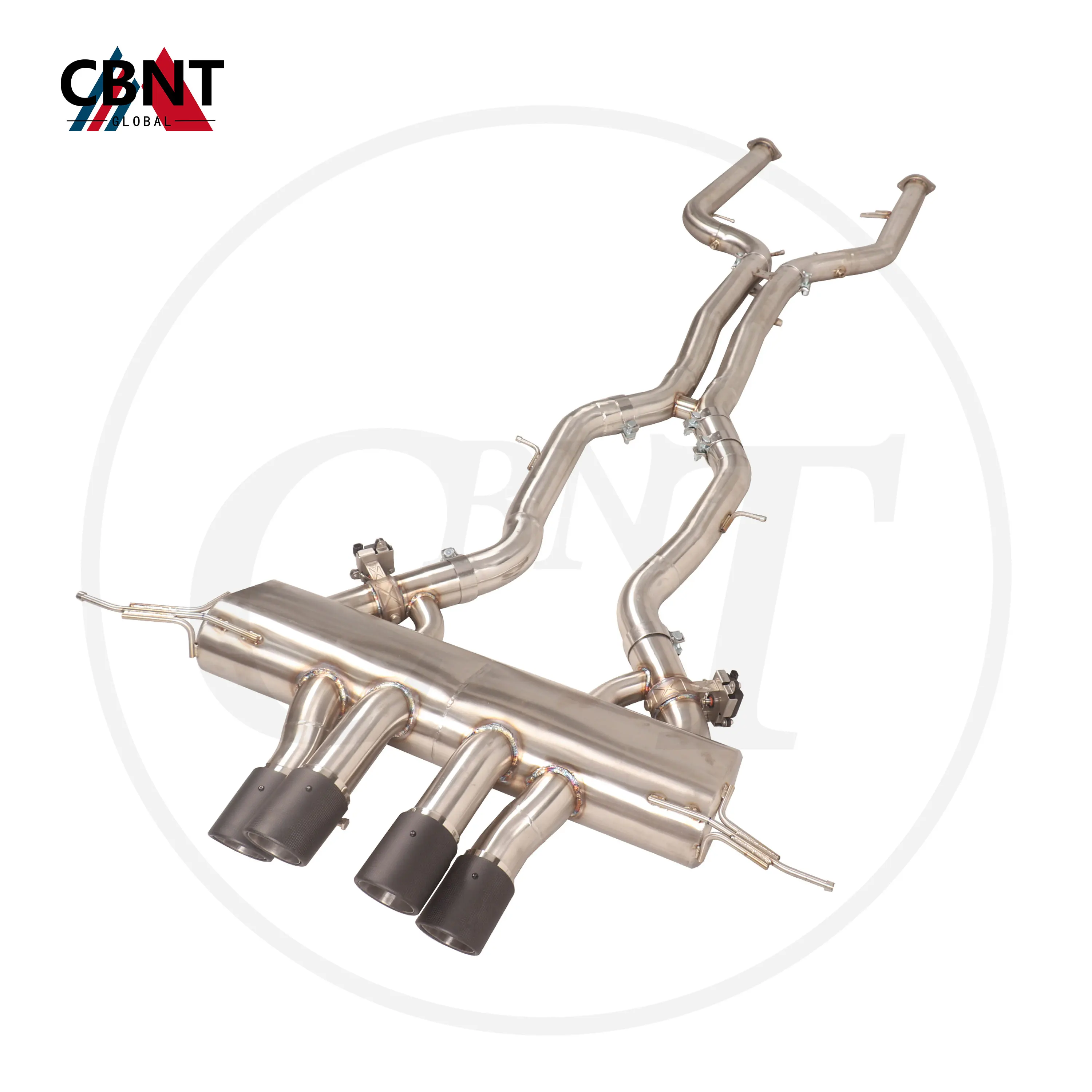 

CBNT for BMW G87 M2 S58 3.0T M Performance Parts Catback Exhaust Pipe with Valve Muffler SS304 Valved Exhaust Systems