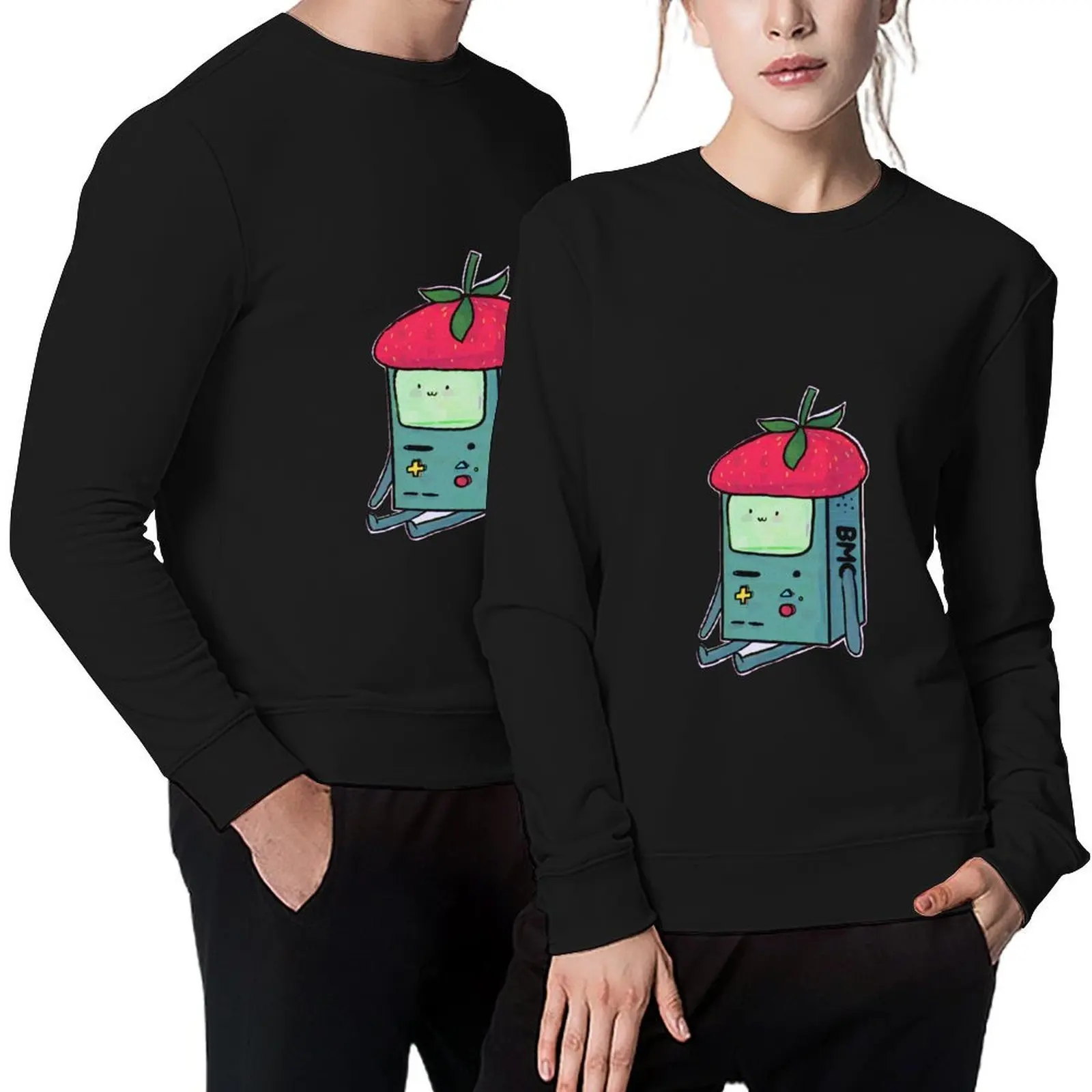 

strawberry bmo Pullover clothes for men winter clothes tracksuit men autumn clothes aesthetic sweatshirts