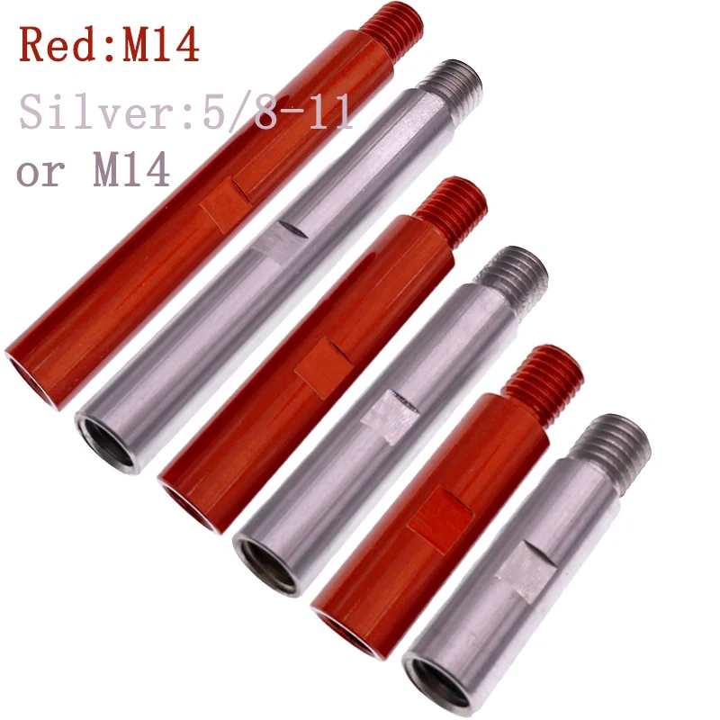    M14 5/8'' - 11 Gewinde Winkelschleifer-Verlängerungsstange 1/3 Stück Legierungs-Verlängerungsschäfte für Rotations-Elektropolierer