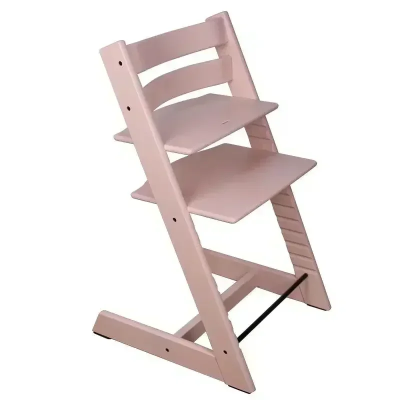 High Quality Baby Multi-function Adjustable Lift Children's Dining Chair Growing Solid Wood Chair Ins Trend