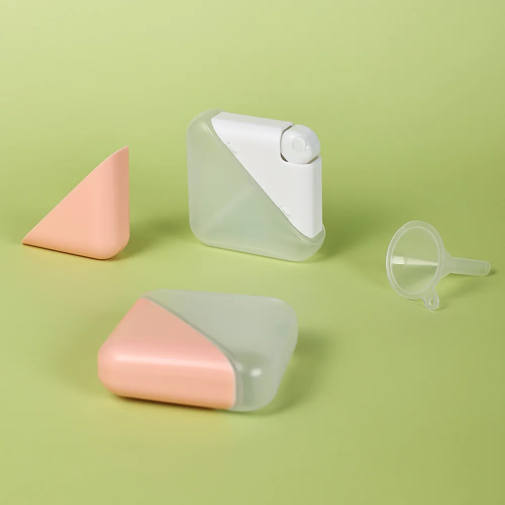 5 個 28 ミリリットル ピンク ダイヤモンド カード スタイル 空の詰め替え香水スプレー ボトル 6 漏斗付き トナー、フレグランス、スキンケア用漏れ防止