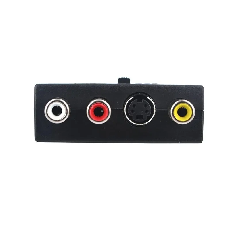 Adaptador RGB Scart a 3 RCA s-video compuesto RCA SVHS s-video AV TV Audio para grabadora de vídeo DVD TV proyector de televisión