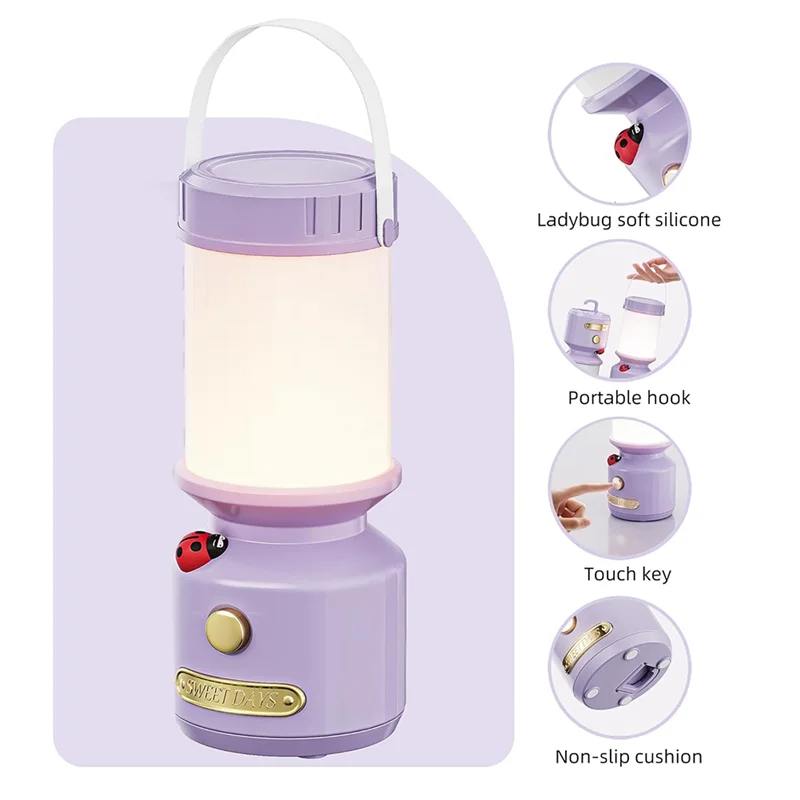 A76I-Gear Lamp For Kids Set Toddler Flashlight Convenient LED Light Rechargeable Battery Portable Night Light