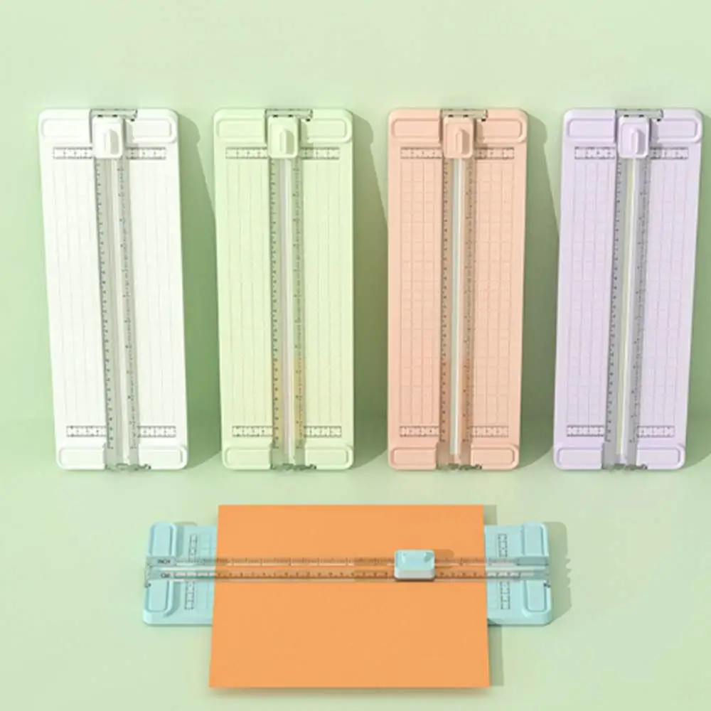 Precision 4-in-1 Paper Cutter Bidirectional Cutting 360-degree Craft Paper Cutter Anti-Slip Creasing Dotted Manual Paper Trimmer