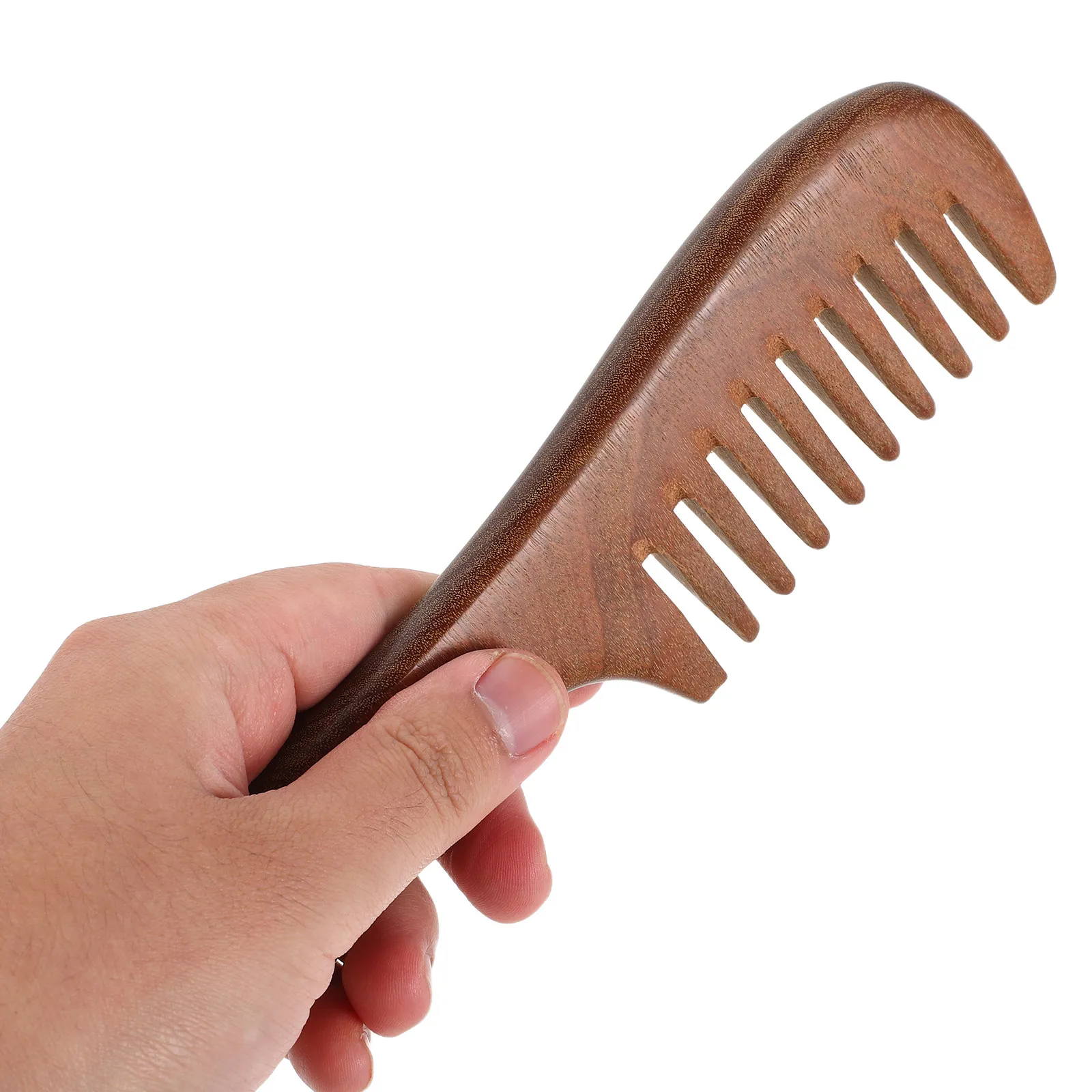 

2Pcs Wood Wide Tooth Comb for Curly Hair Styling Detangling Anti Static Wooden Combs Daily Use and Scalp Health