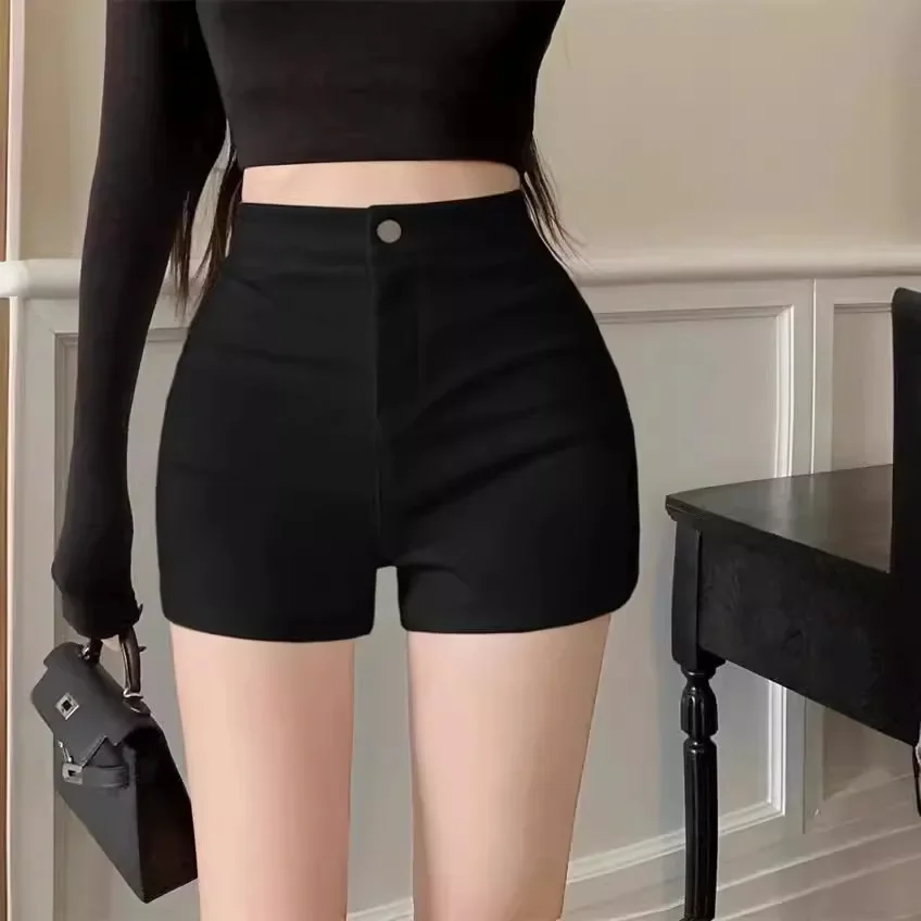 White Hot Women's Casual Tights Pants Ultra-short High-waisted Slimming Leggings Sexy Petite Summer Shorts