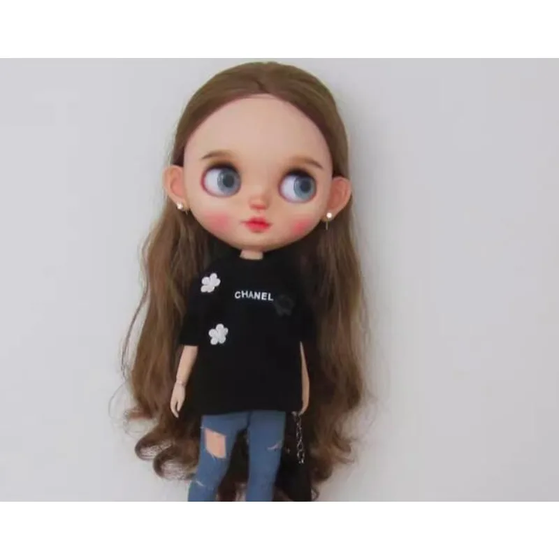 BBIKG343 New styles Customized Doll pink clothes tshirt hoodies pants for your bb fr ob24 ob27 pp liccaa blythee dolls