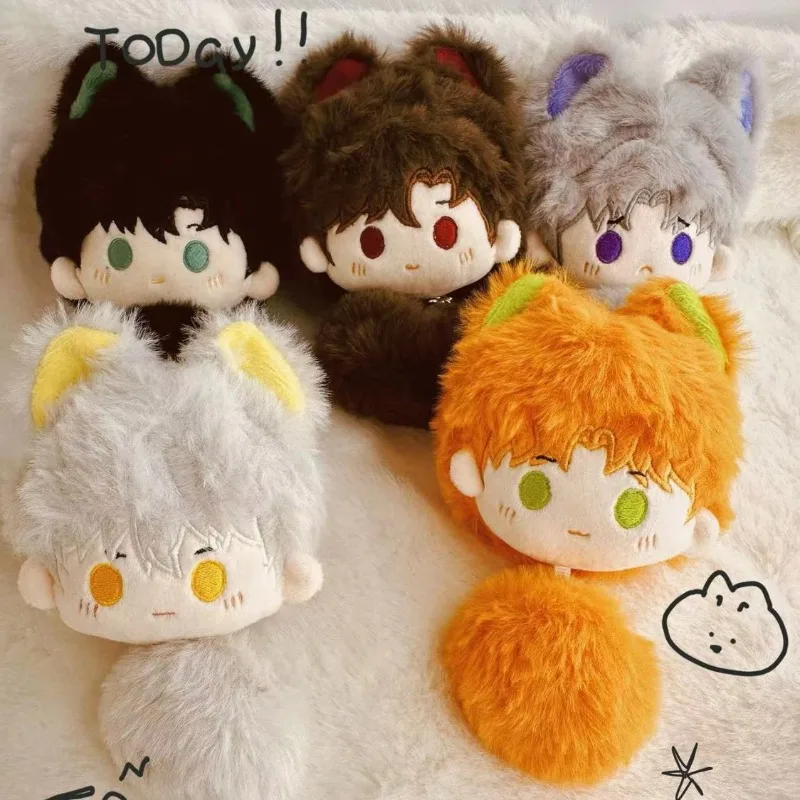 

Anime Light and Night Game Cos Evan Sariel Osborn Jesse Charlie Unisex 10cm Plush Cute Cotton Bag Pendant Key Chain Gift