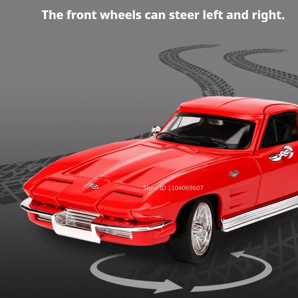 Modèle de voiture Cobra C2 échelle 1:32, jouet en alliage moulé sous pression, musique légère, voitures de sport, modèles d'absorption des chocs, jouets, article décoratif