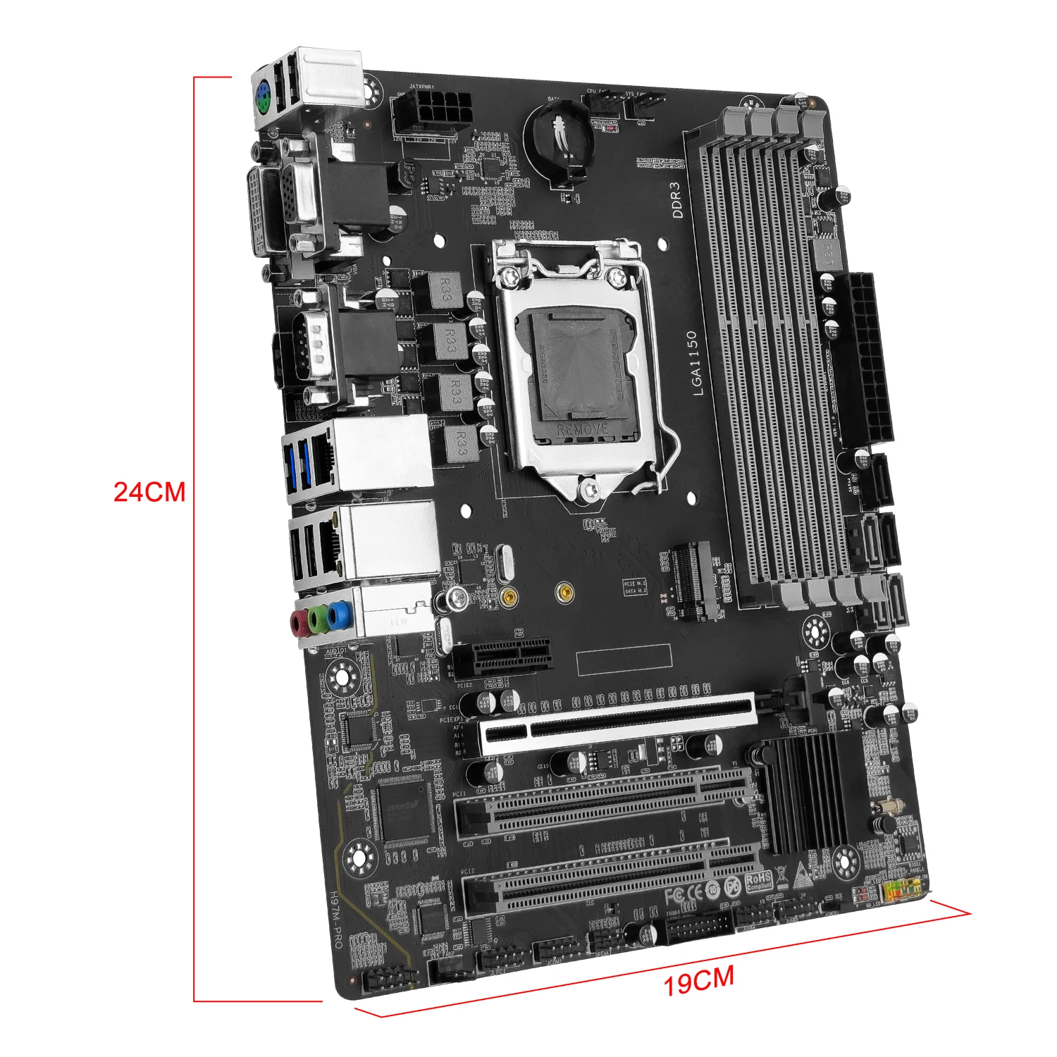 اللوحة الأم MACHINIST H97M PRO LGA 1150 تدعم Intel Core I3 I5 I7 E3 CPU DDR3 RAM SATA3.0 USB3.0 NVME NGFF M.2 M-ATX