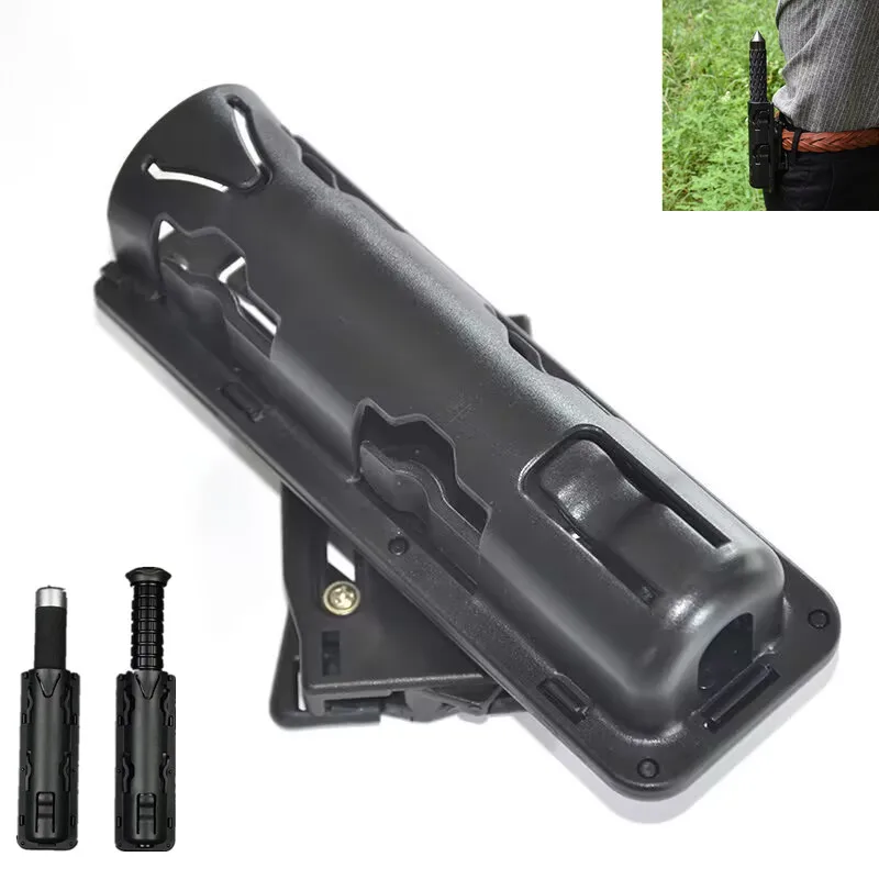 

Tactiacl 360 Degree Rotation Plastic Baton Case Holder Belt Holster Pouch For Hunting m6gg