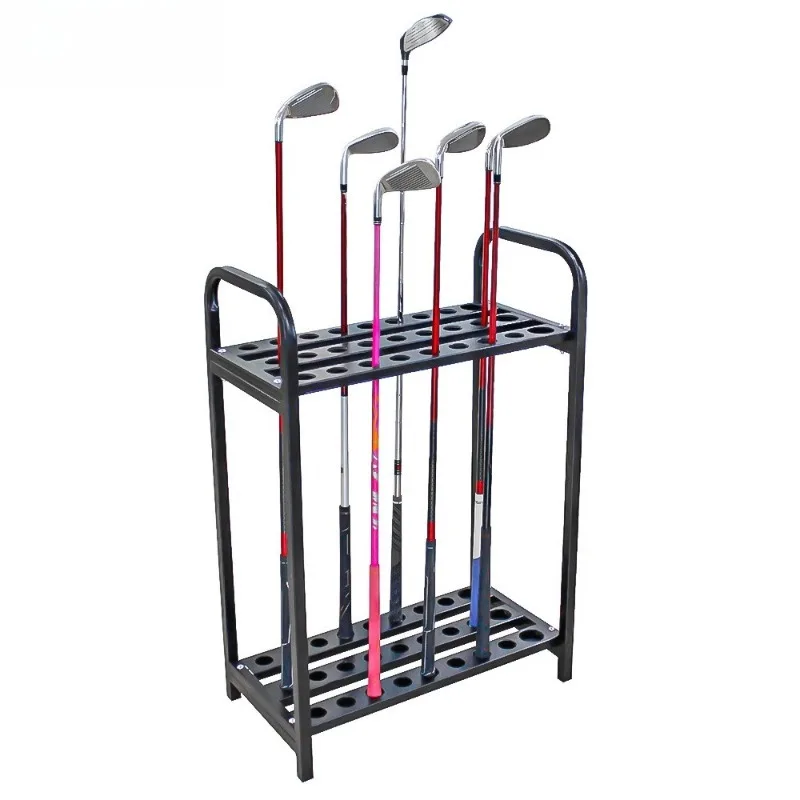 Golf 27 Hole Club Stand Carbon Steel Club Display Stand Storage Rack Golf Club Rack