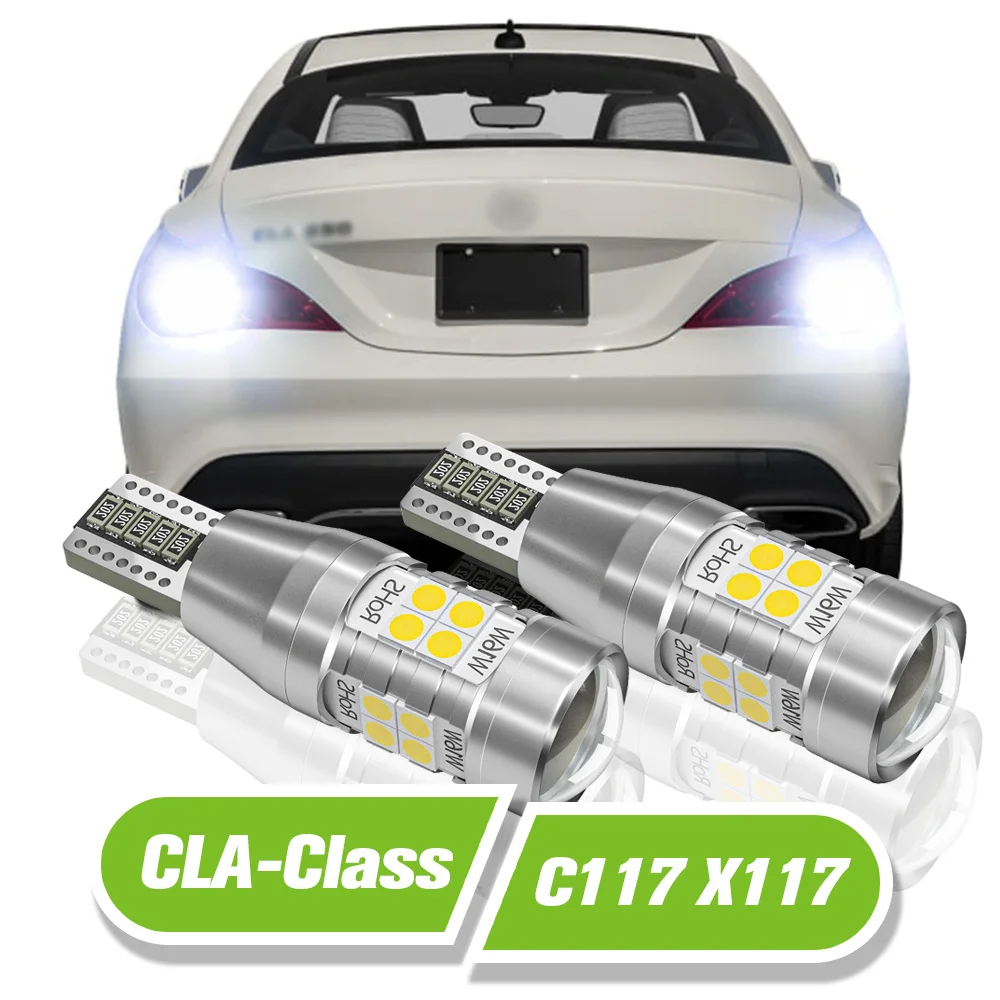 

For Mercedes Benz CLA Class C117 X117 LED Reverse Light 2pcs Backup Lamp 2012-2019 2014 2015 2016 2017 2018 Accessories