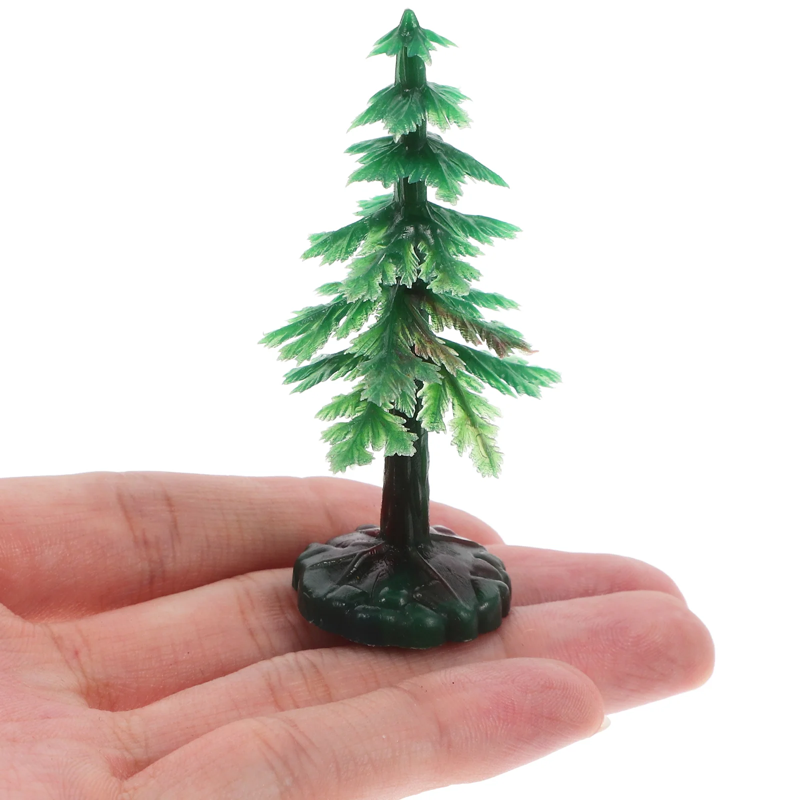 Christmas Micro Landscape Decor Tree Sand Table Landscaping Terrarium Mini Pine Trees Ornaments Ice House Decoration