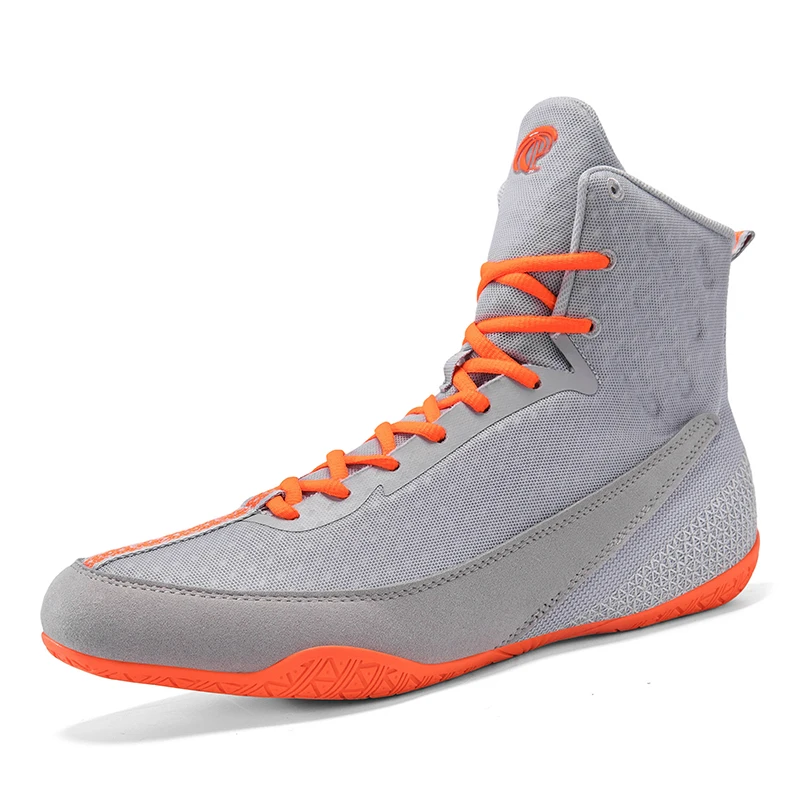 2025 New Wrestling Sneakers Men Breathable Boxing Training Shoes Shock-Absorbant Fighting Boots Comfortable Wrestling Shoes