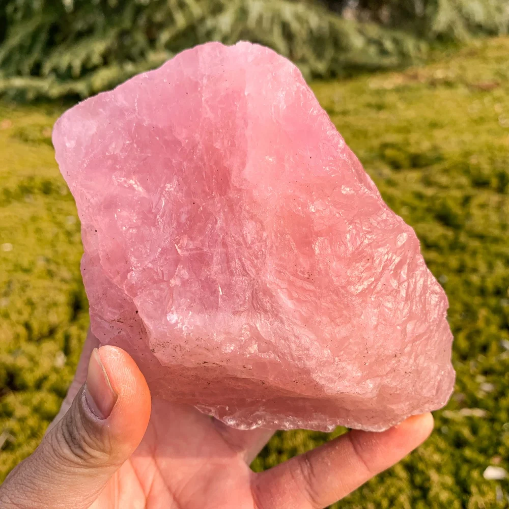 

200g Large Natural Rose Quartz Stone Raw Crystals Stones Healing Mineral Specimen Rock Unpolished Quartz Pink Crystal Gemstones