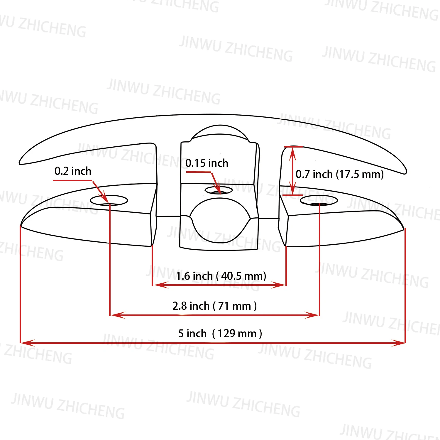 2 Pack 5 pollici Boat Flip Up Cleat acciaio inossidabile 316 Deck pieghevole Flush Dock Mount Cleat ormeggio Rope Cleat