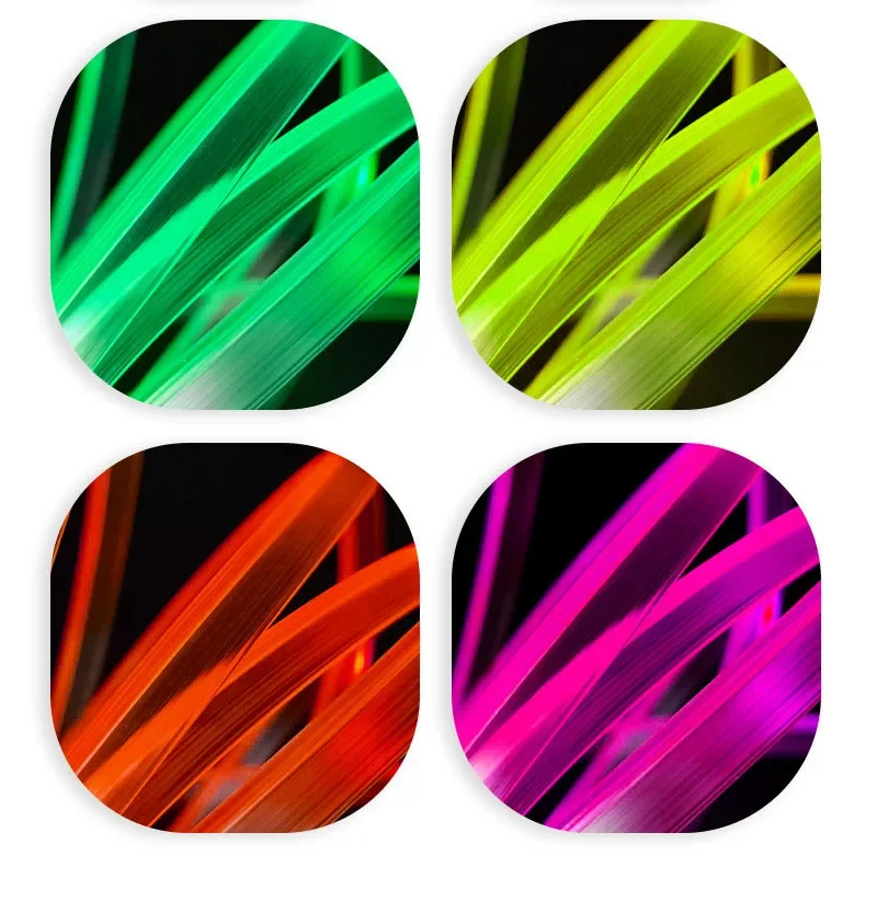 EL Cool Light Colorful Light Guide Car Atmosphere Light Bar Car Atmosphere Light Universal Style No Installation