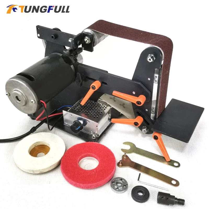 

Belt Sander 220V Sanding machine DIY Belt Sander Machine Belt Grinder DIY Polishing Grinding Machine Cutter Edges Sharpener