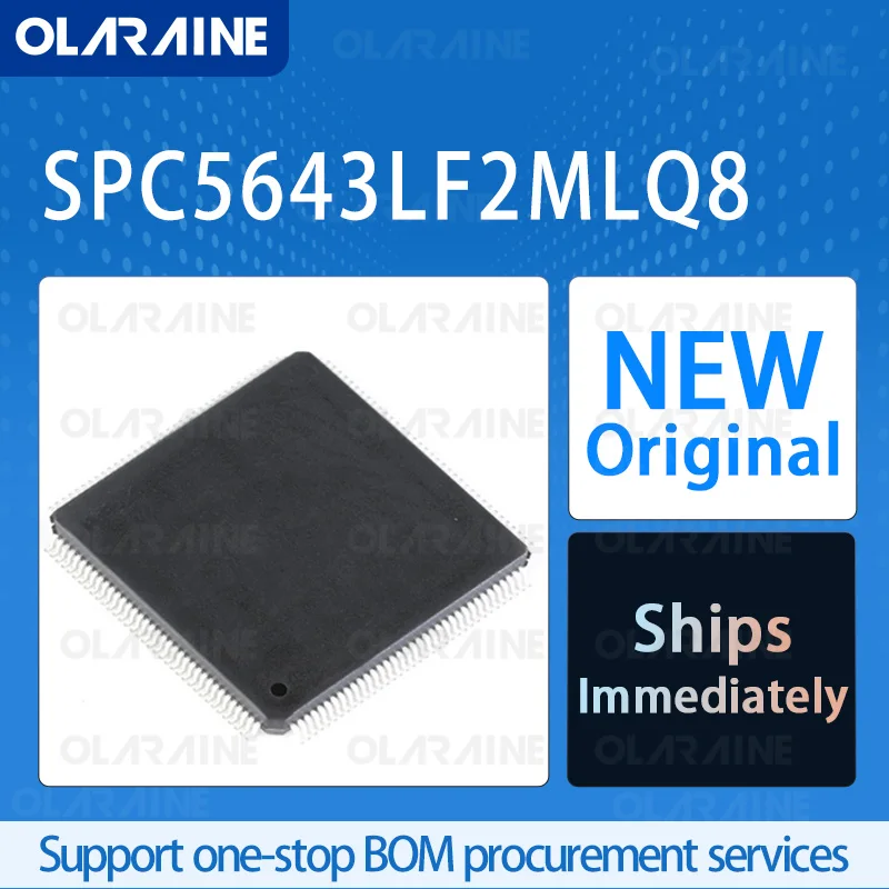

1/5/10Pcs SPC5643LF2MLQ8 LQFP-144 original ic chip 32-bit microcontroller - MCU RoHS Core E200Z4D Voltage - 3.6 V