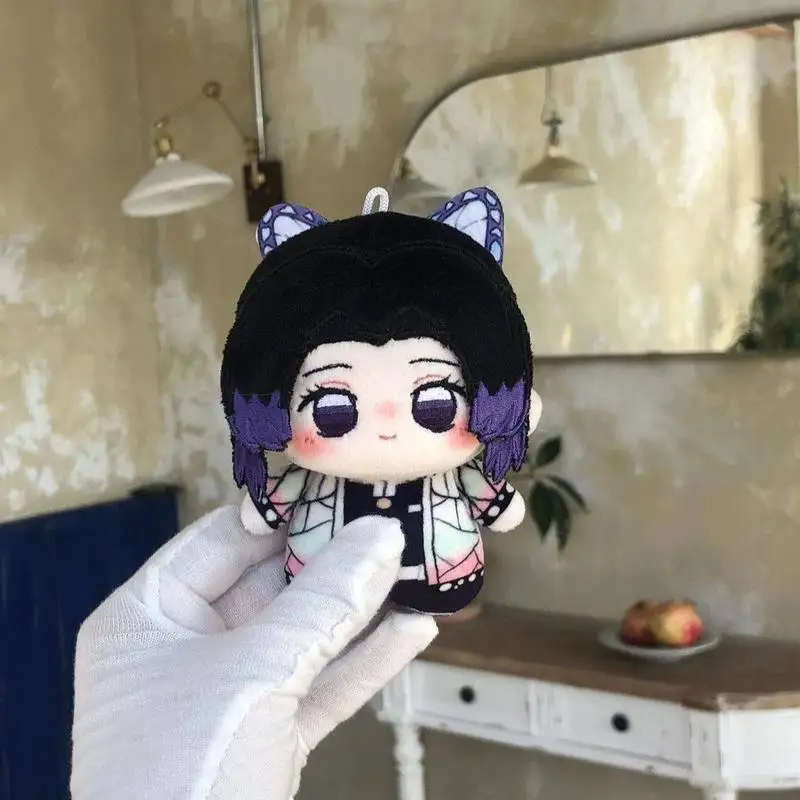 Linda Muñeca de Peluche de 10 cm de Demon Slayer, Shinobu Kocho/Kanao Tsuyuri, Figura de Anime, Regalo para Fans