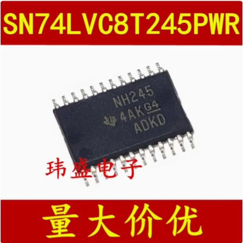 10 pcs SN74LVC8T245PWR  NH245 TSSOP-24  Bus Transceiver Chip