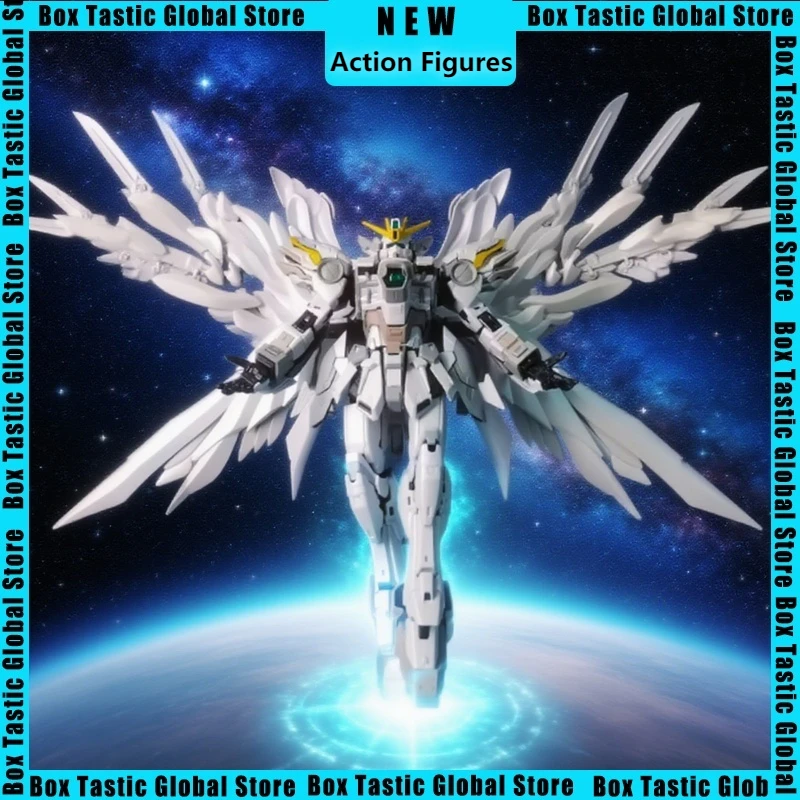 Action Figures Daban Mg 1/100 Fix Snow White Wing Assembly Model Desktop Ornament Scene Building Props Boy Toy Gift