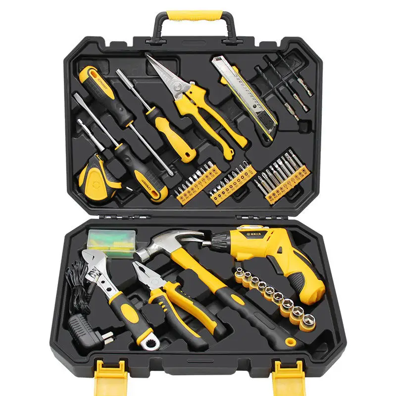 High Quality 95Pieces Multifunctional Combination Tool Set  Hand Tool Kit With Blow Case Packaging