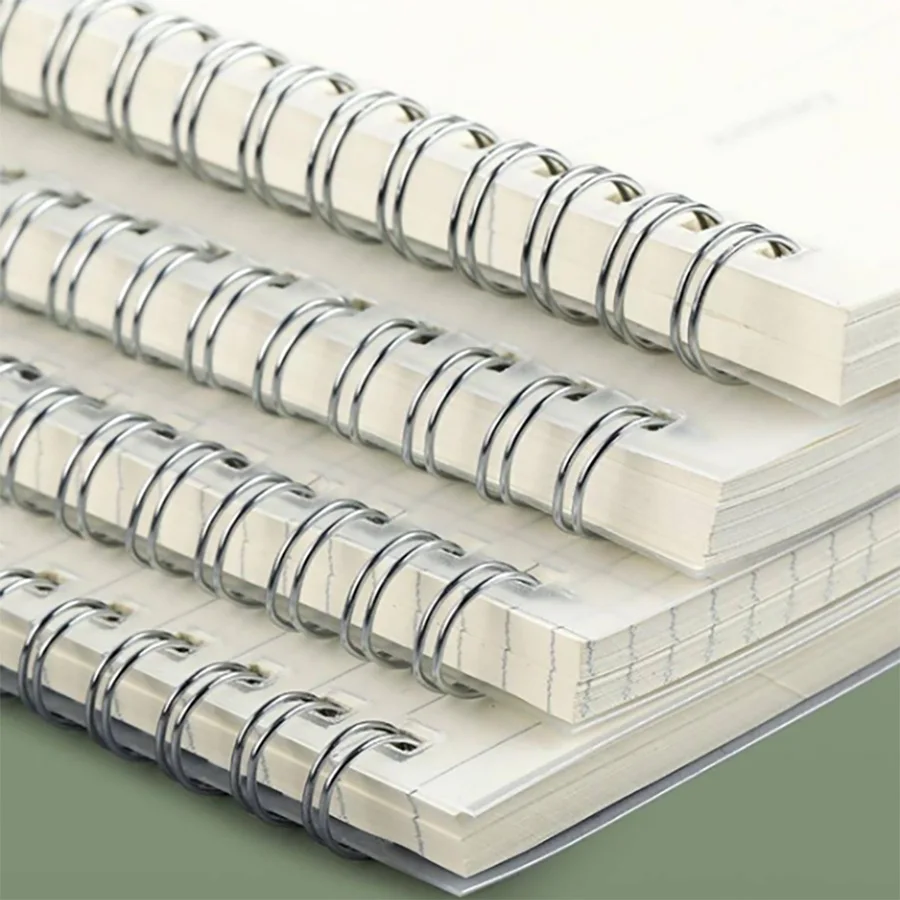 A5/B5/A4 Coil Notebook Grids Upward Flipping Notepad 80 Sheets Hard Cover Sketchbook School Office Supplies