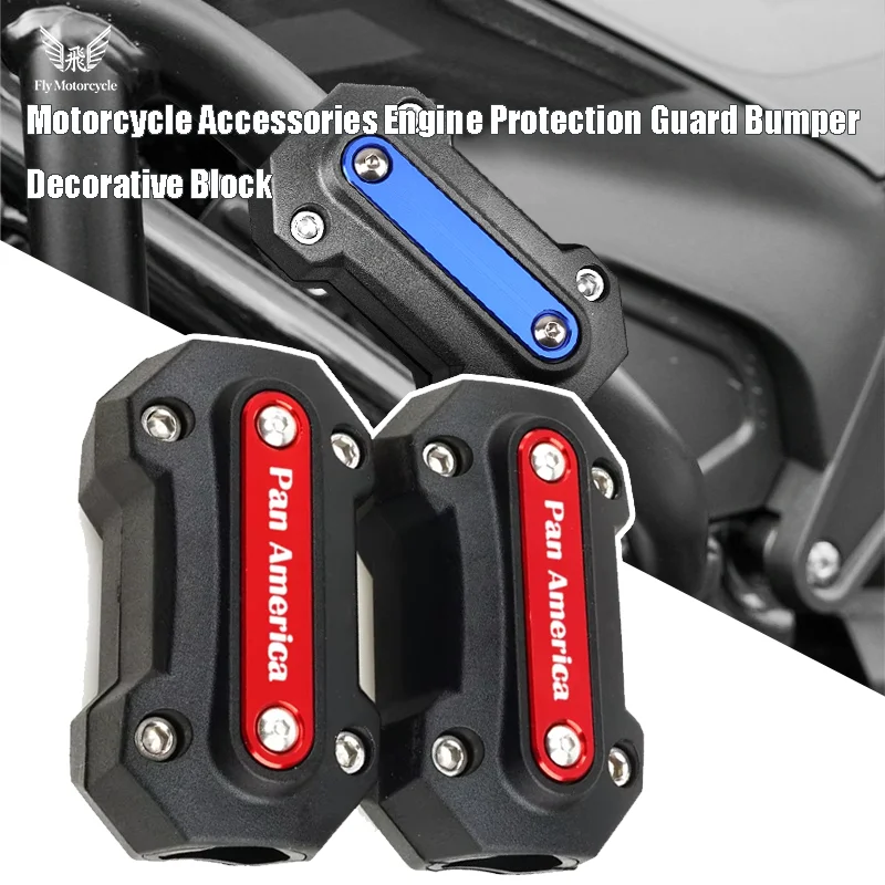 

For PAN AMERICA 1250 S PA1250 2021 2020 PA1250S PanAmerica 1250 Moto Accessories Engine Protection Guard Bumper Decorative Block
