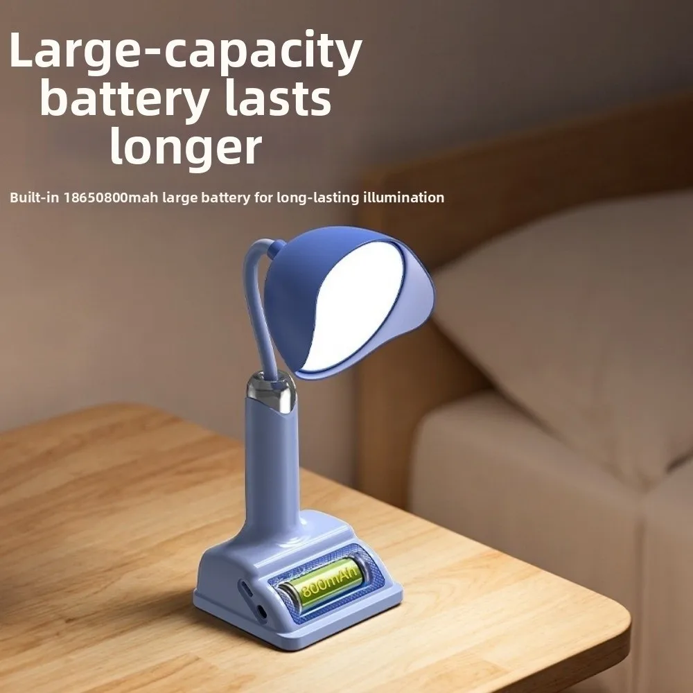 Eye Protection LED Desk Lamp USB Charging Energy-Efficient Room Bedside Lamp Dimming Function Flexible Night Light Bedside Table