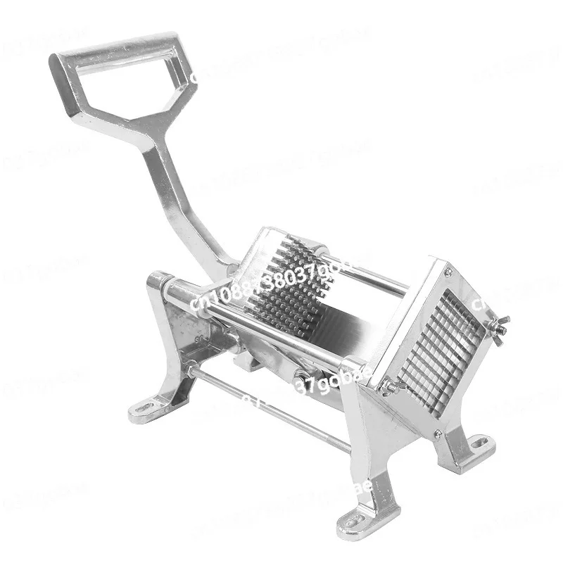 

Commercial household French fries cutter cutting potato chips cutting