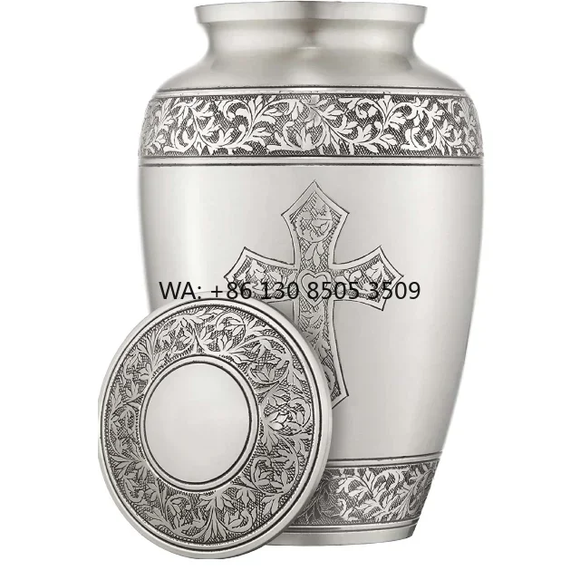 

Biodegradable Copper Urn Custom Pattern Eco-Friendly Casket Holder Pet Human Dog Ashes Cremation Locket Classical Style XXL
