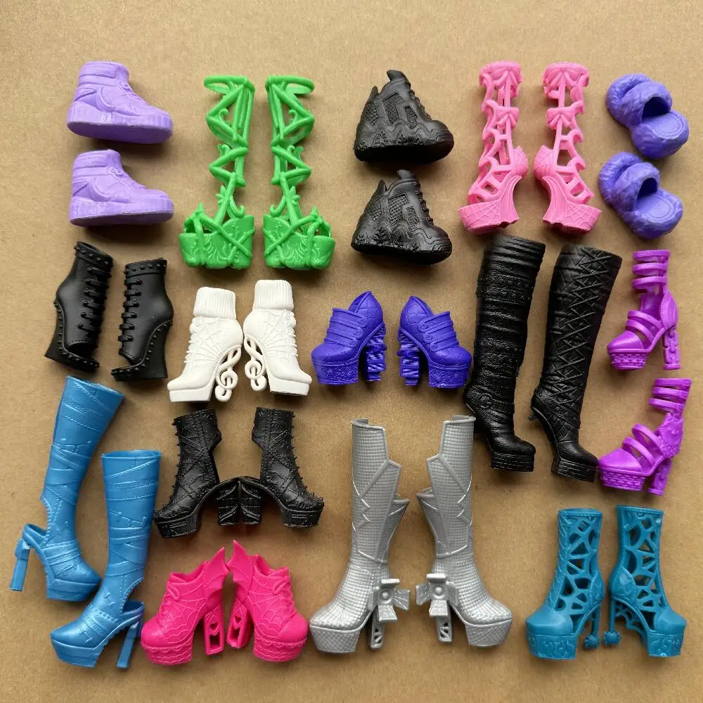 New Monster Doll Shoes Long Boots Slippers Colorful Doll Accessories